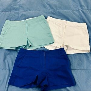 Crewcuts (J. Crew) Bundle Girl’s Shorts Set - Blue, White, and Green